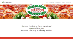 Desktop Screenshot of biancosfoods.com